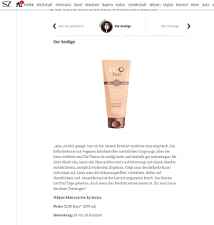 Eco by Sonya Winter Skin testsieger