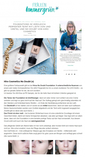 FREULEIN IMMERGRÜN HIRO