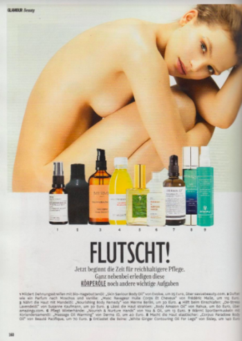 Glamour, Dec 2017, Rahua Body Oil